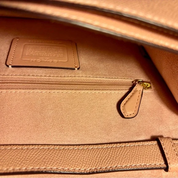 Coach Brynn Flap Crossbody Bag - Pink - Picture 13 of 16